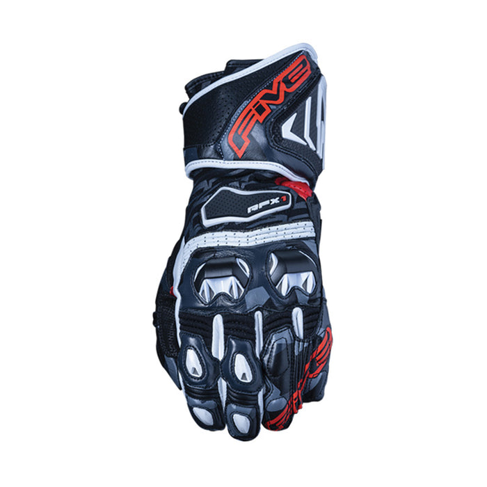 Five RFX1 Replica Motorcycle Gloves - Red 9/M