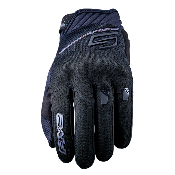 Five Rs - 3 EVO Airflow Motorcycle Gloves - Black 8/S