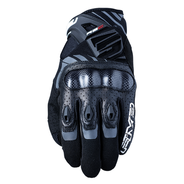 Five RS-C Motorcycle Leather Gloves - Black 8/S