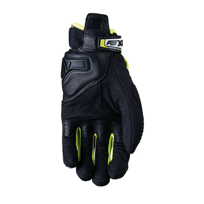 Five RS-C  Motorcycle Gloves - White/Fluro  8/S