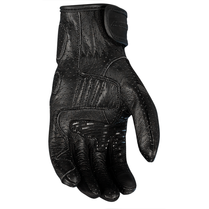 Motodry Airmax Vented Motorcycle Summer Gloves - Black/  M