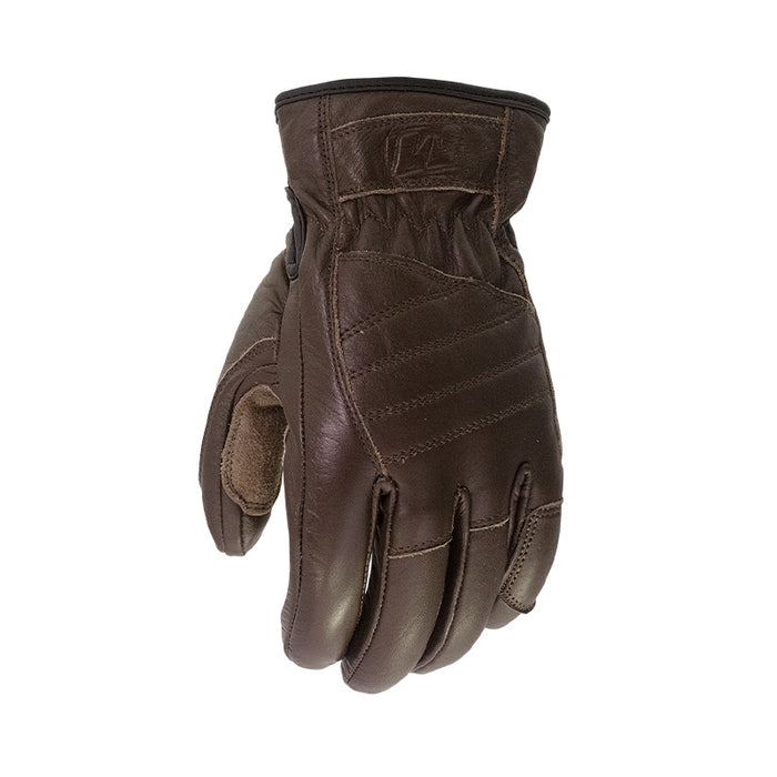 Moto Dry Classic Motorcycle Leather Gloves - Brown/ S