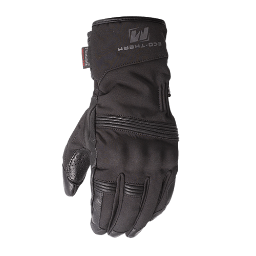 Moto Dry ECO-Therm Motorcycle Winter Gloves - Black/ S