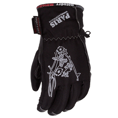 Moto Dry Paris Ladies Motorcycle Waterproof Gloves - L