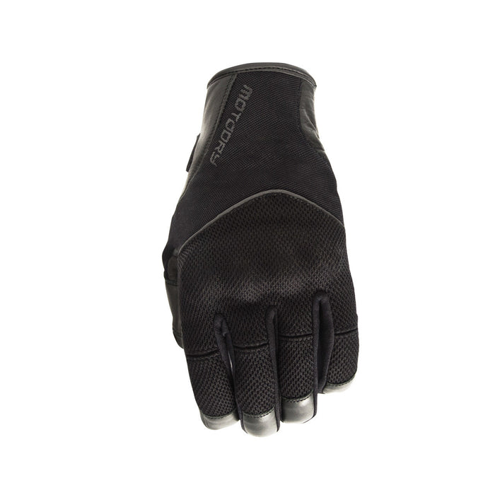 Moto Dry Star Leather/Tex Gloves - Black L