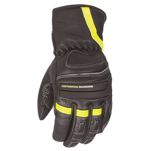 MotoDry Urban-Dry Wateproof Motorcycle Gloves - Black/Fluro/ XS