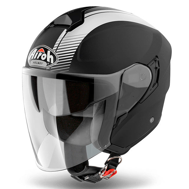 Airoh Hunter Simple Helmet - Black Matte  L (husp35)