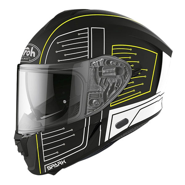Airoh Spark Cyrcuit Helmet - Black Matte L (spc35)