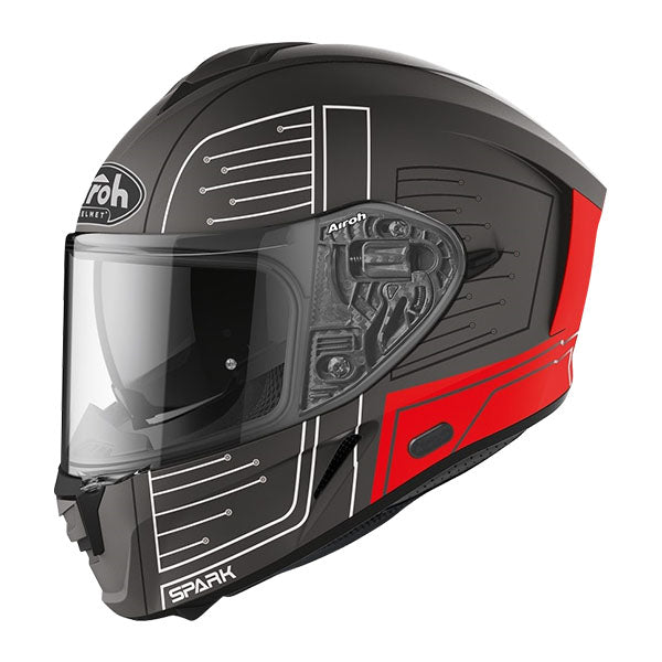 Airoh Spark Cyrcuit Helmet - Red Matte XL (spc55)