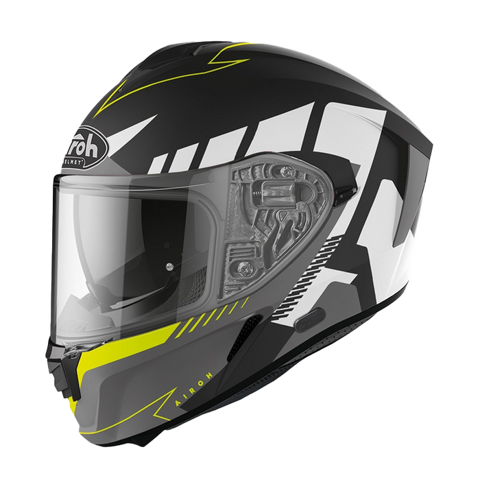 Airoh Spark Rise Motorcycle Helmet - Black Matt/ Large
