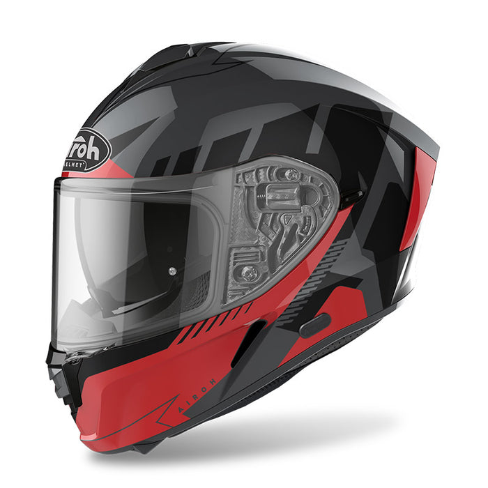 Airoh Spark Rise Helmet -  Red Gloss S (SPRI55)