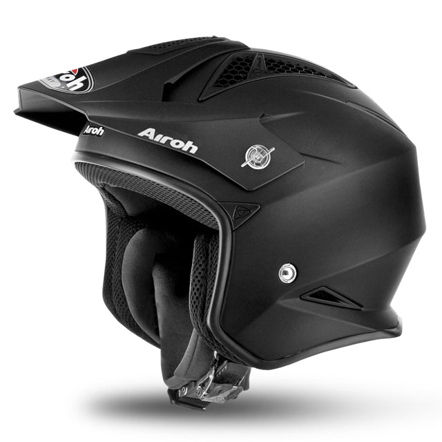 Airoh Trr-s Trial Open Face Helmet - Matte Black  XL (trrs11)