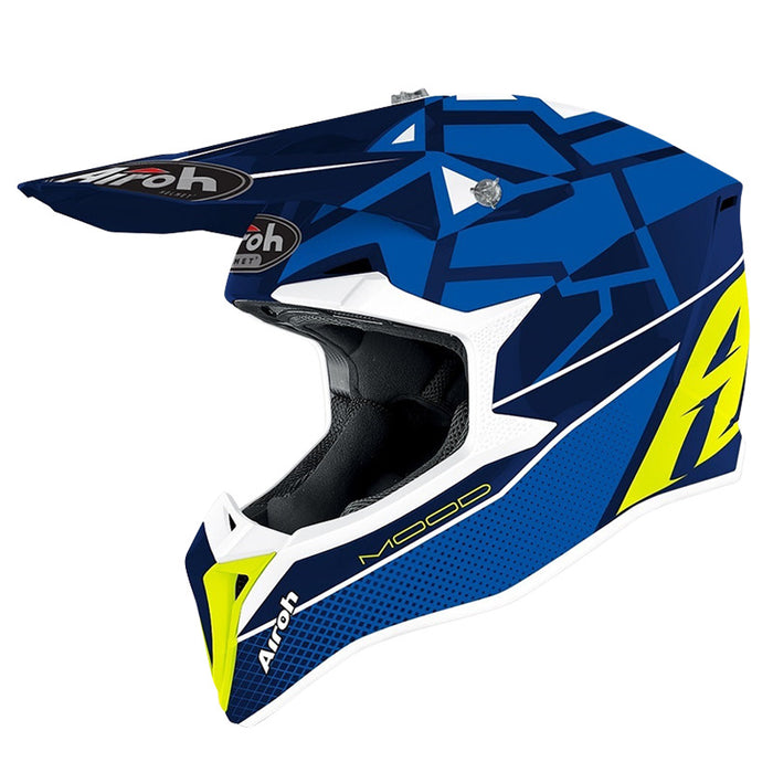 Airoh Wraap Mood Helmet - Gloss Blue S (WRM18)