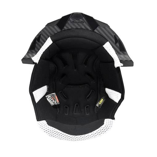 Airoh Twist 2.0  Helmet Crown Liner - Black/White Xl  (tw2cra)