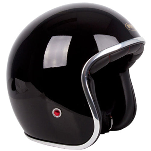 RXT A611C Classic Open Face Helmet W/No Studs - Gloss Black XS