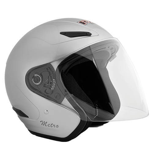 RXT A218 Metro Helmet Silver  - L