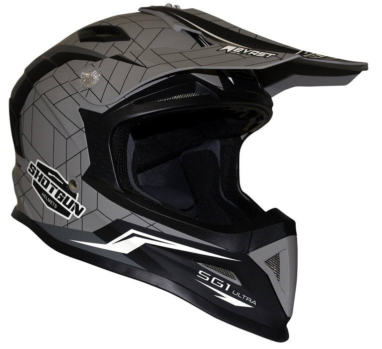 RXT 762 SG-1 Ultra Shotgun Helmet - Matte Black/Cool Grey L
