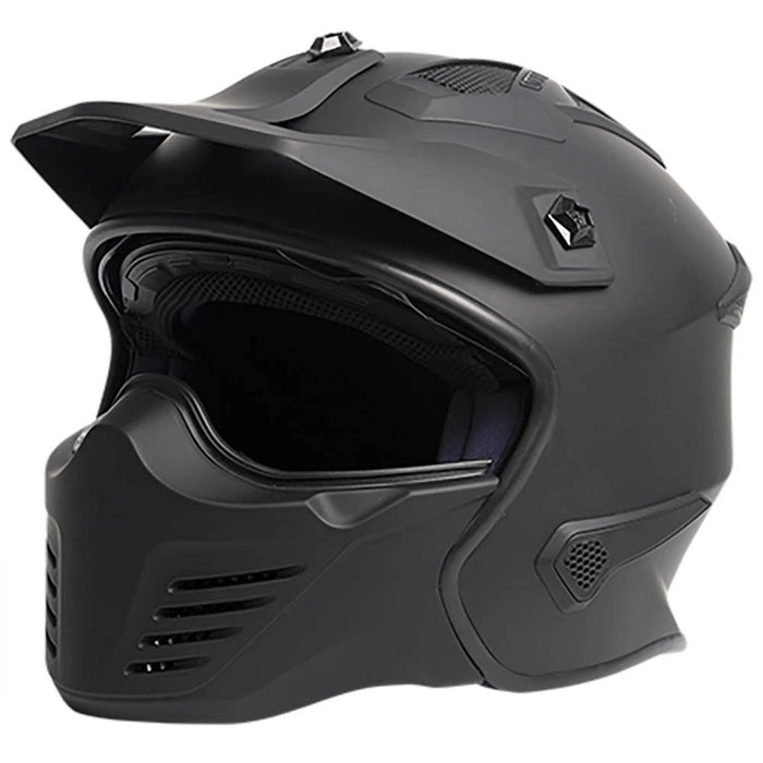 RXT 726X Warrior Solid Helmet - Matte Black XL