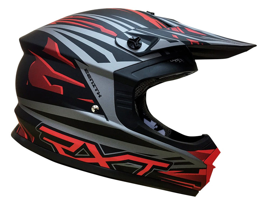 RXT A730 Zenith 3 Helmet - Matte Black/Red XL