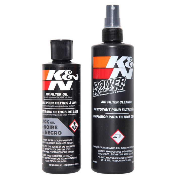 K&N Air Filter Recharge Kit With Squeeze Oil Black