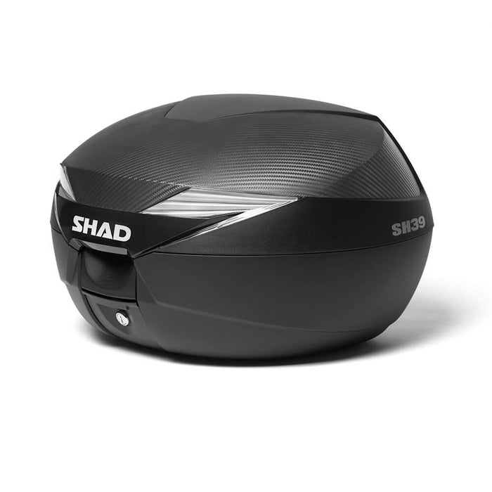 Shad Sh39 Top Case 39L - Black(With Carbon Look Panel)