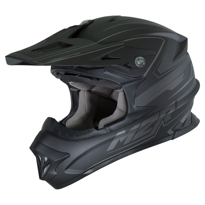 M2R Exo Rush Pc-5F Motorcycle Full Face Helmet - Black/Extra Large
