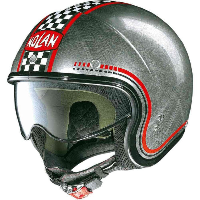 Nolan N-21 Lario 4 Helmet - Chrome/Red/Black Large