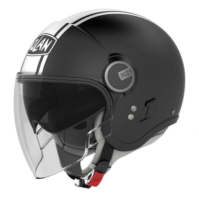 Nolan N-21 Visor 14 Helmet - White/Black XSM