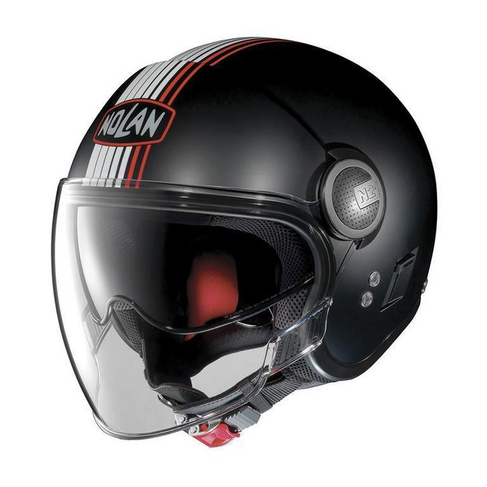 Nolan N-21 Visor Joie De Vivre Flat 35 Helmet - Black/White/Red XSM