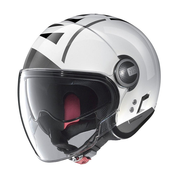 Nolan N-21 Visor 77 Avant Garde Helmet - White/Black/Grey XXL