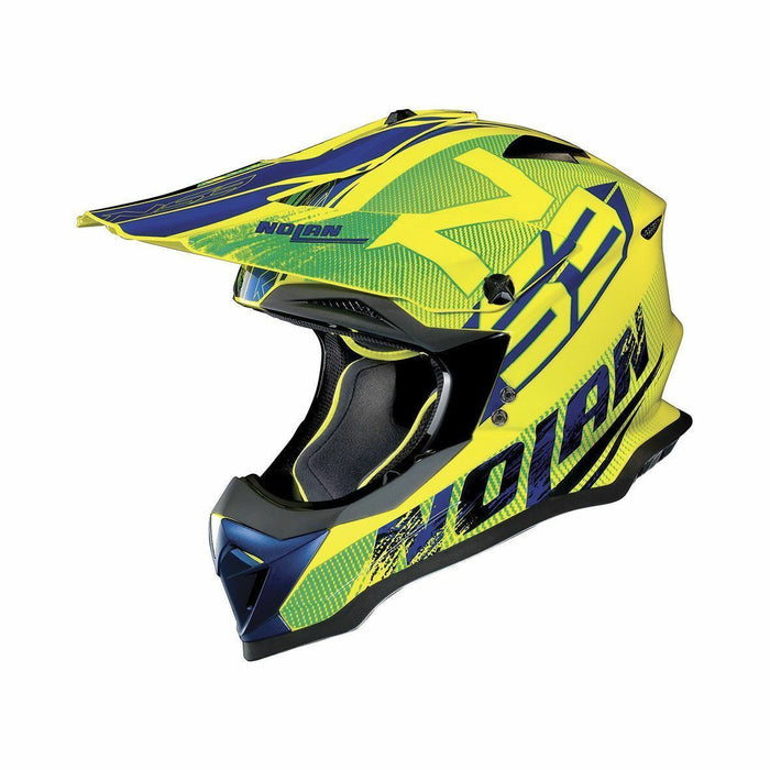 Nolan N53 Whoop LED-49 Helmets - Yellow/Green/Blue M