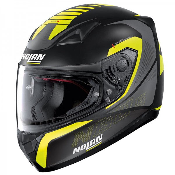 Nolan N-60-5 Adept Flat 81 Helmet - Black/Yellow/Grey XSM
