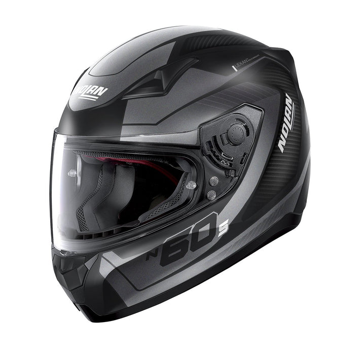 Nolan N60-5 Veles 66 Motorcycle Full Face Helmet - Flat Black/Grey Small