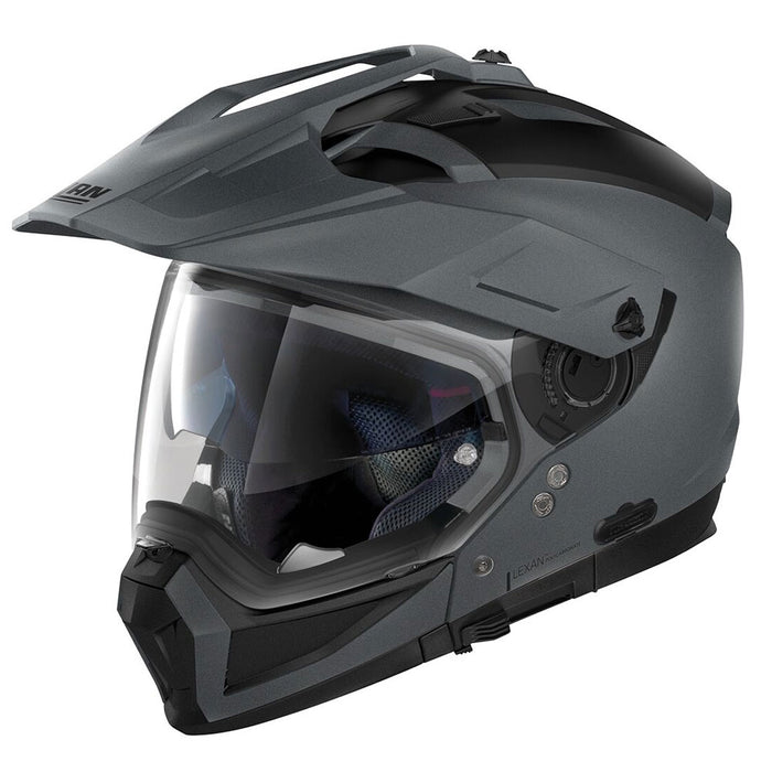 Nolan N-702 X N-Com 2 Classic Flat Helmet - Grey XSM