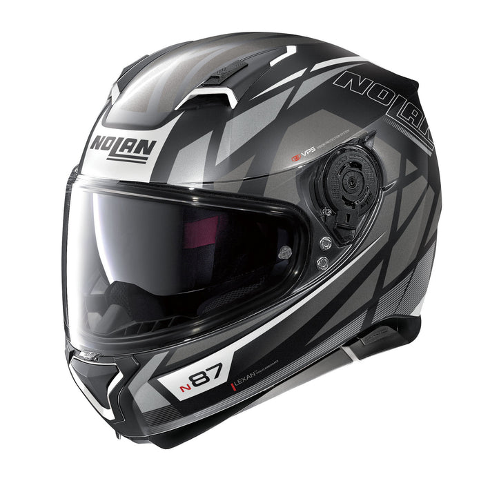 Nolan N87 Orignal-68 Helmets - Flat Black/Grey/White XS