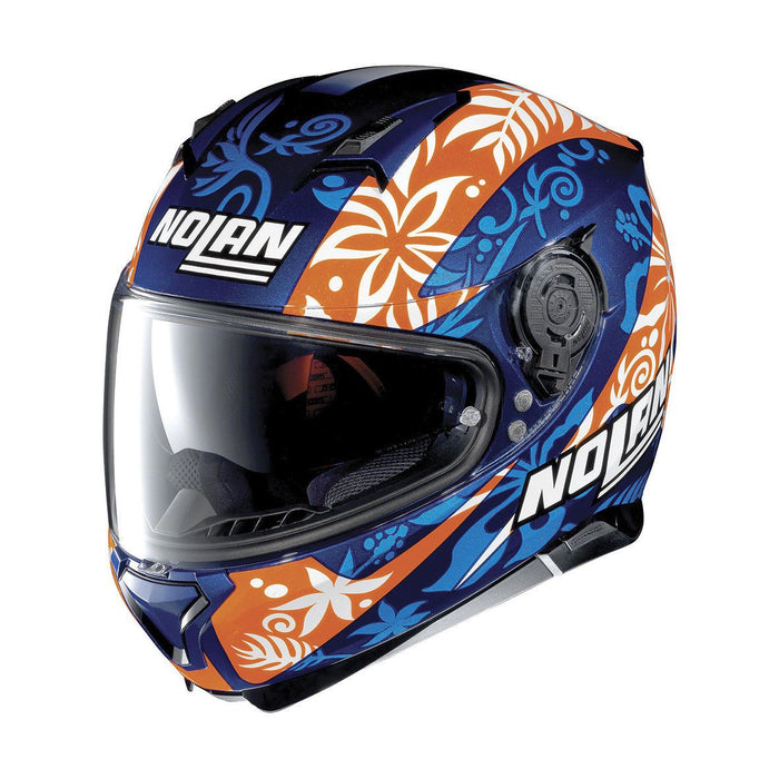 Nolan N87 Gemini - D Petrucci 62 Helmet - Blue/Orange Medium