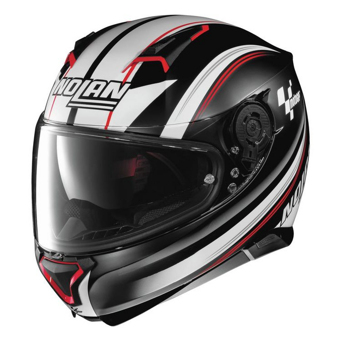 Nolan N-87 Moto GP Flat 61 Helmet - Black/White/Red Large