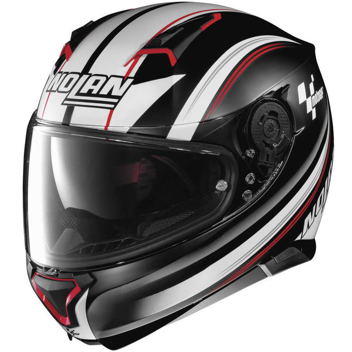 Nolan N-87 Motogp-61 Helmets - Flat Black/White/Red  S
