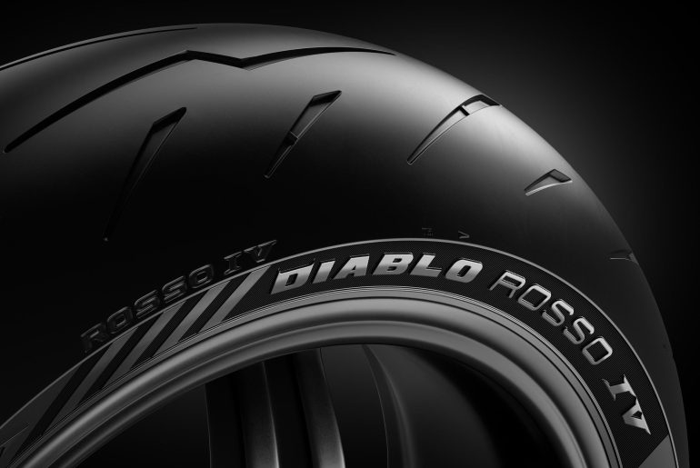 Pirelli Diablo Rosso IV Rear Motorcycle Tyre - 190/55ZR-17  TL 75W