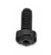 Two Brothers Racing End Cap Bolt Kit Black  (6 Pc Incl Washer & Tool)