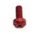 Two Brothers Racing End Cap Bolt Kit Red  (6 Pc Incl Washer & Tool)