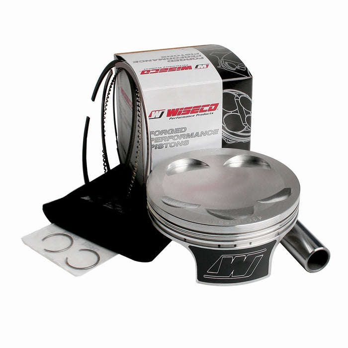 Wiseco All Terrain Vehicle, 4 Stroke Piston, Shelf Stock - Yamaha 04-9 YFZ450; 09 YFZ450R 5v Dish 12:1