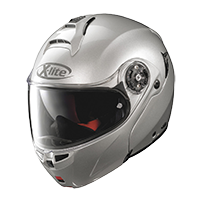 X-LITE X-1004 Elegance N-COM 2 Helmet-Silver 3XL