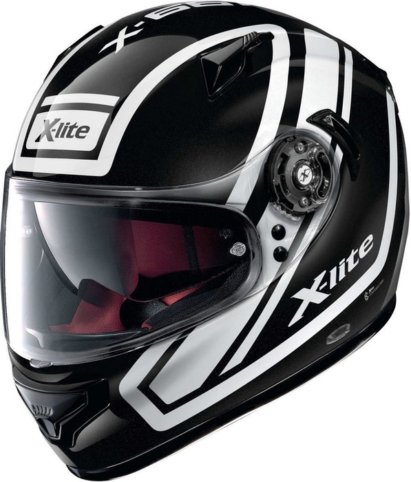 X-Lite X-661 N-Com 44 Comrade Helmet - Black/White Small