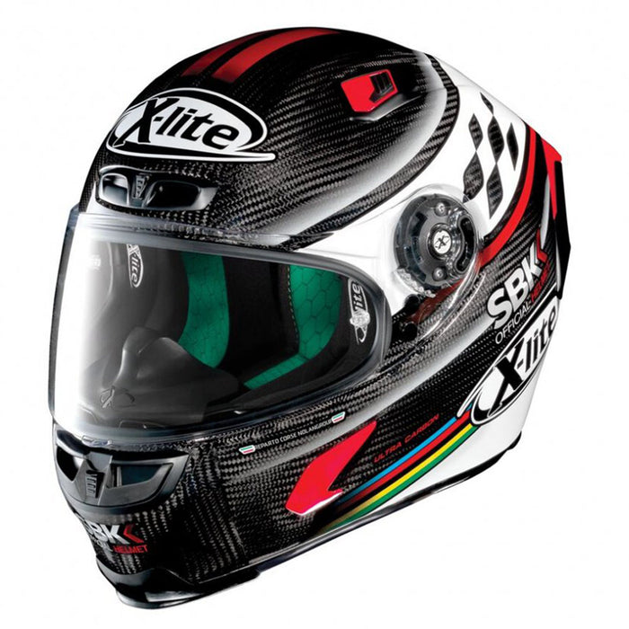 X-Lite X-803 Ultra Carbon 17 REP Sbk  Helmet - Carbon/Red/White XLG