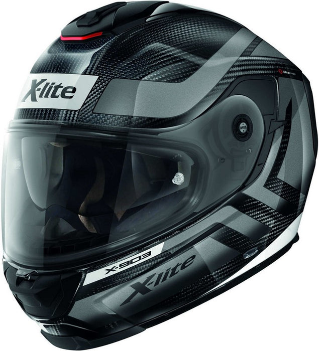 X-lite X-903 Ultra Carbon N-Com 11 Airborn Helmet - Black/Grey Large