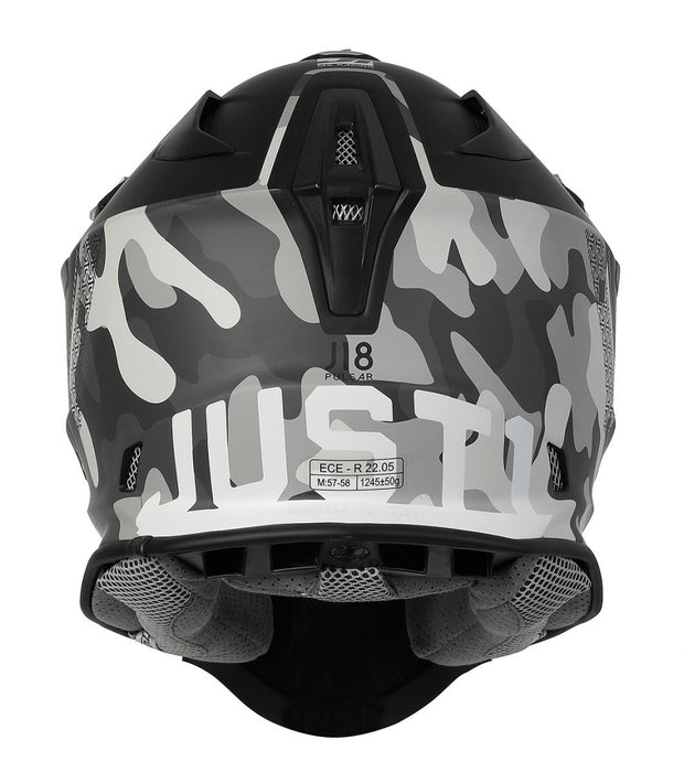 JUST1 J-18 MIPS Pulsar Helmet - Grey Camo/ Matte Black