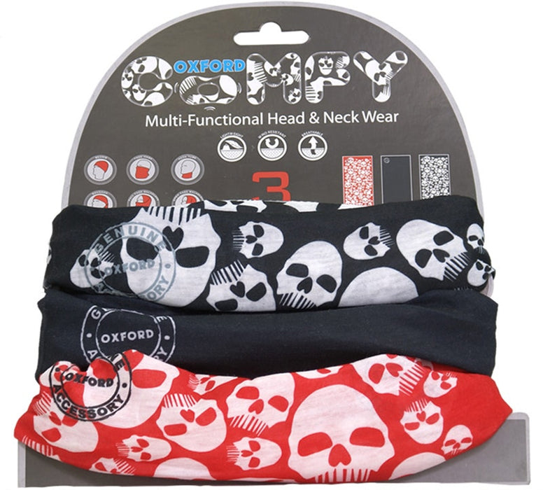 OXFORD COMFY SKULLS 3PK