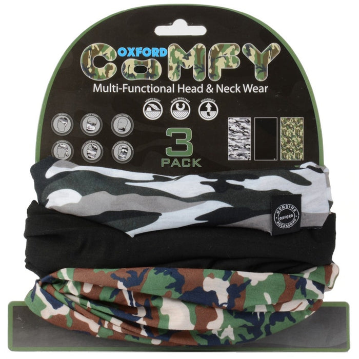 OXFORD COMFY CAMO 3PK