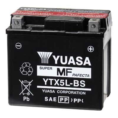 YUASA SUPER MF BATTERY AG200 YTX5L-BS